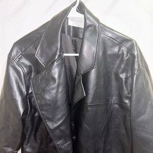 Black Leather Jacket DEPT.ANONYM